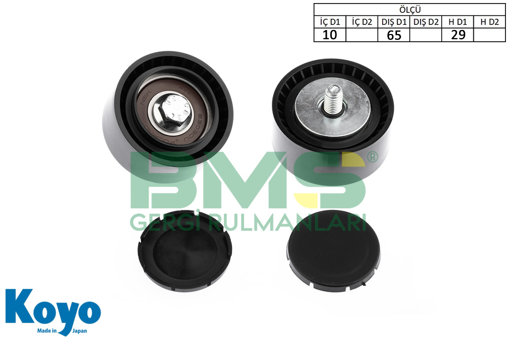 BMS%20304%20GERGİ%20RULMANI%20(10x65x29)%20ISUZU%20NOVA%20TURKUAZ%20MP%20EURO-4%20EURO-5%20CTI%20MAX
