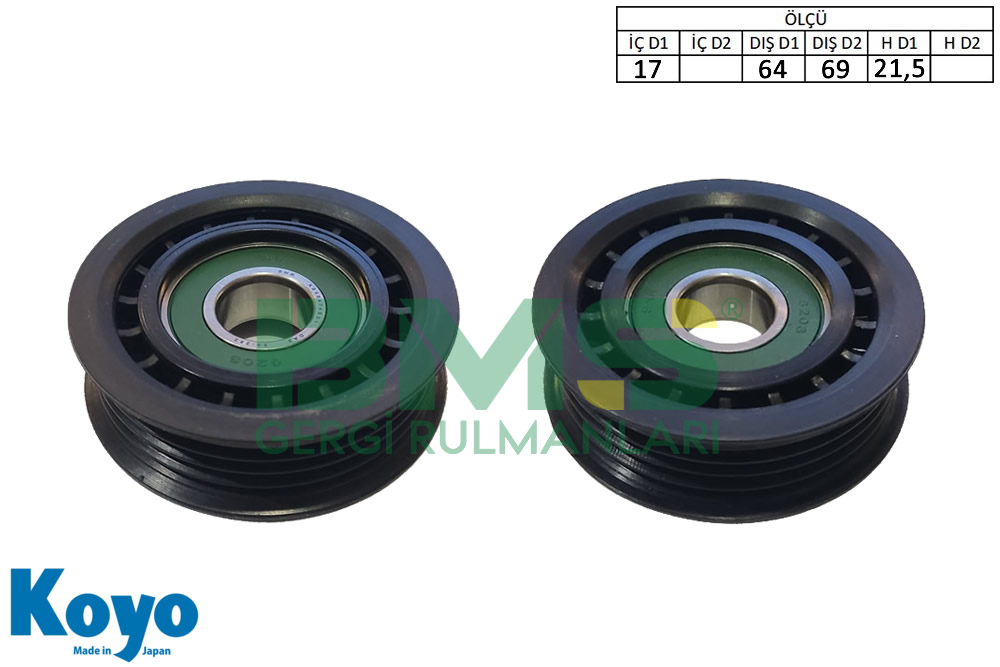 BMS%20695%20GERGİ%20RULMANI(17x64/69x21,5)%20MERCEDES-BENZ;%20A%20SERISI-B%20SERISI-VANEO