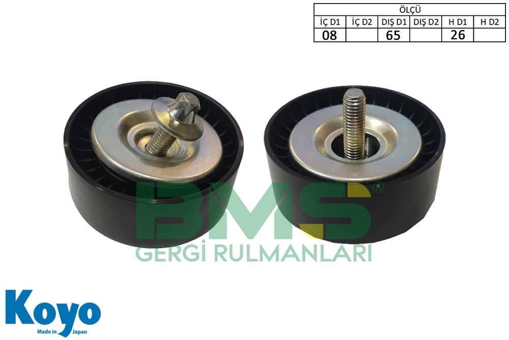 BMS%20703%20GERGİ%20RULMANI%20(08x65x26)%20MERCEDES-BENZ;%20A%20Serisi-B%20Serisi-C%20Serisi-CLA-E%20Serisi-GLA%20Serisi-GLB-GLC-GLK-SLC-SLK