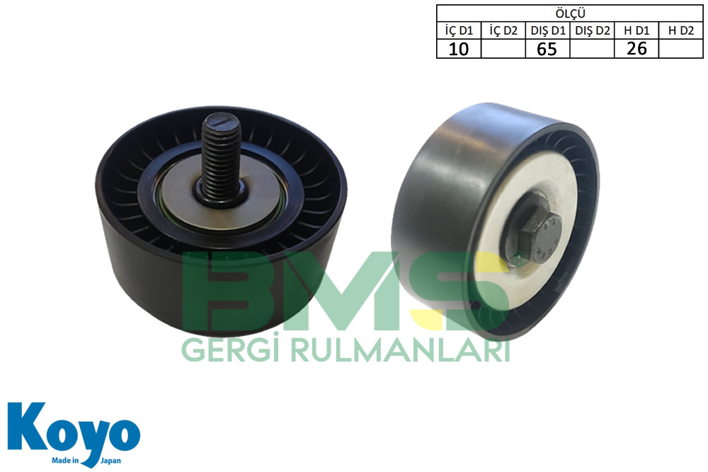 BMS%20710%20GERGİ%20RULMANI%20(10x65x26)%20AUDI;%20A3-TT,SKODA;%20SUPERB%20II,VW;%20CC%20B7-EOS-GOLF%20V-PASSAT