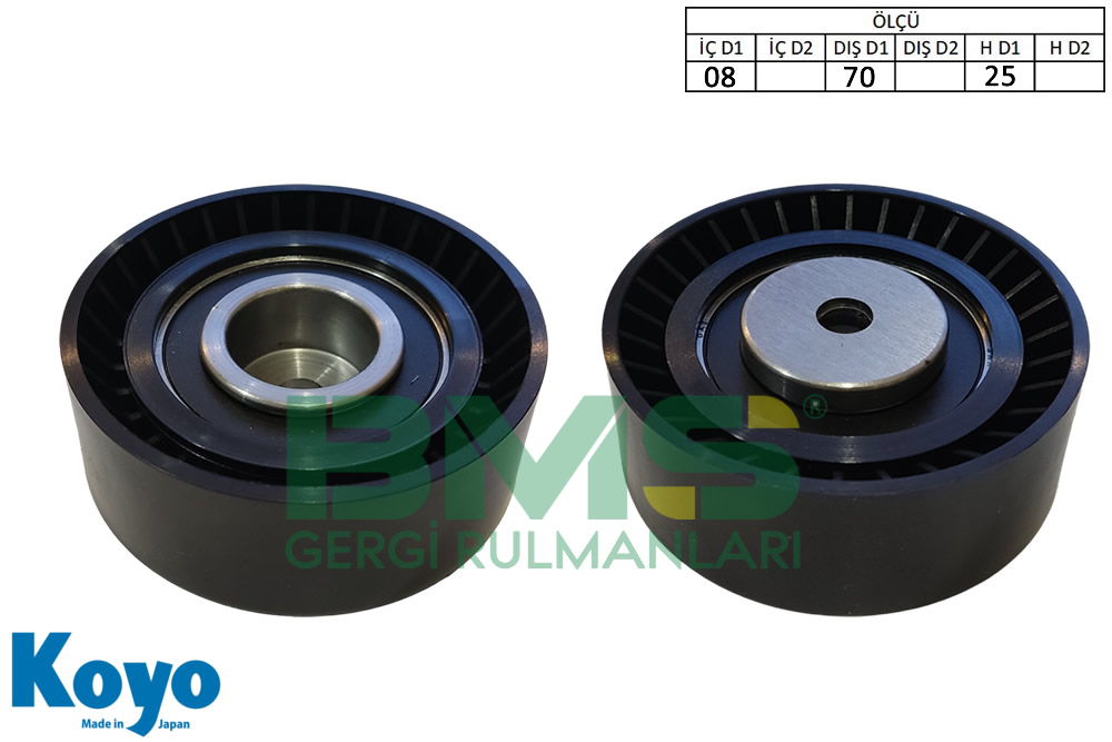 BMS%20736%20GERGİ%20RULMANI%20(08X70X25)%20PULLEY