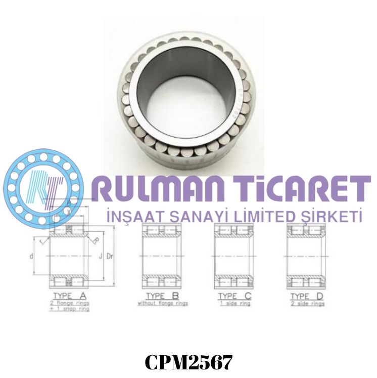 CPM2567%20Silindirik%20Makaralı%20Rulman%2040x75.63x78mm