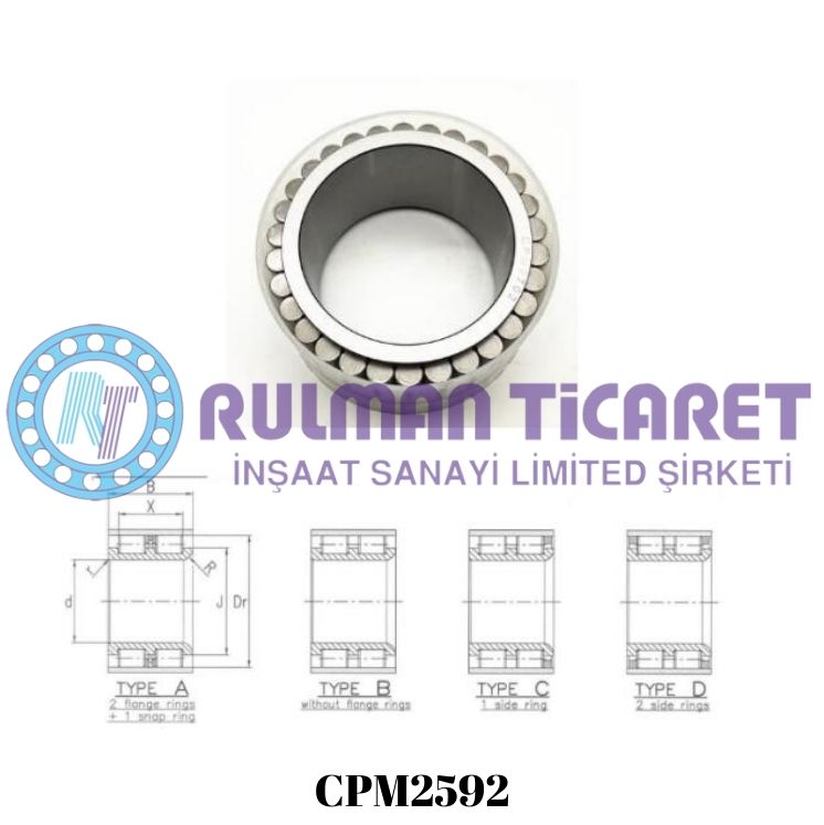 CPM2592%20Silindirik%20Makaralı%20Rulman%2044x61.6x34mm