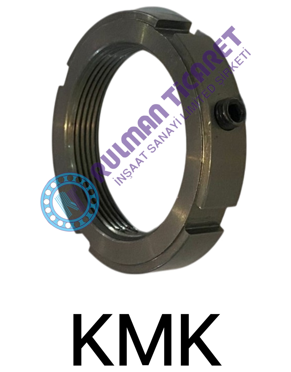 BMS%20KMK08%20Özel%20Hassas%20Kilitleme%20Somunu%20M40x1,5x58x11%20mm