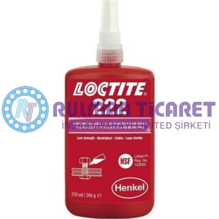 LOCTITE%20222%20BO%2050%20ml%20–%20Düşük%20Mukavemetli%20Diş%20Kilitleyici