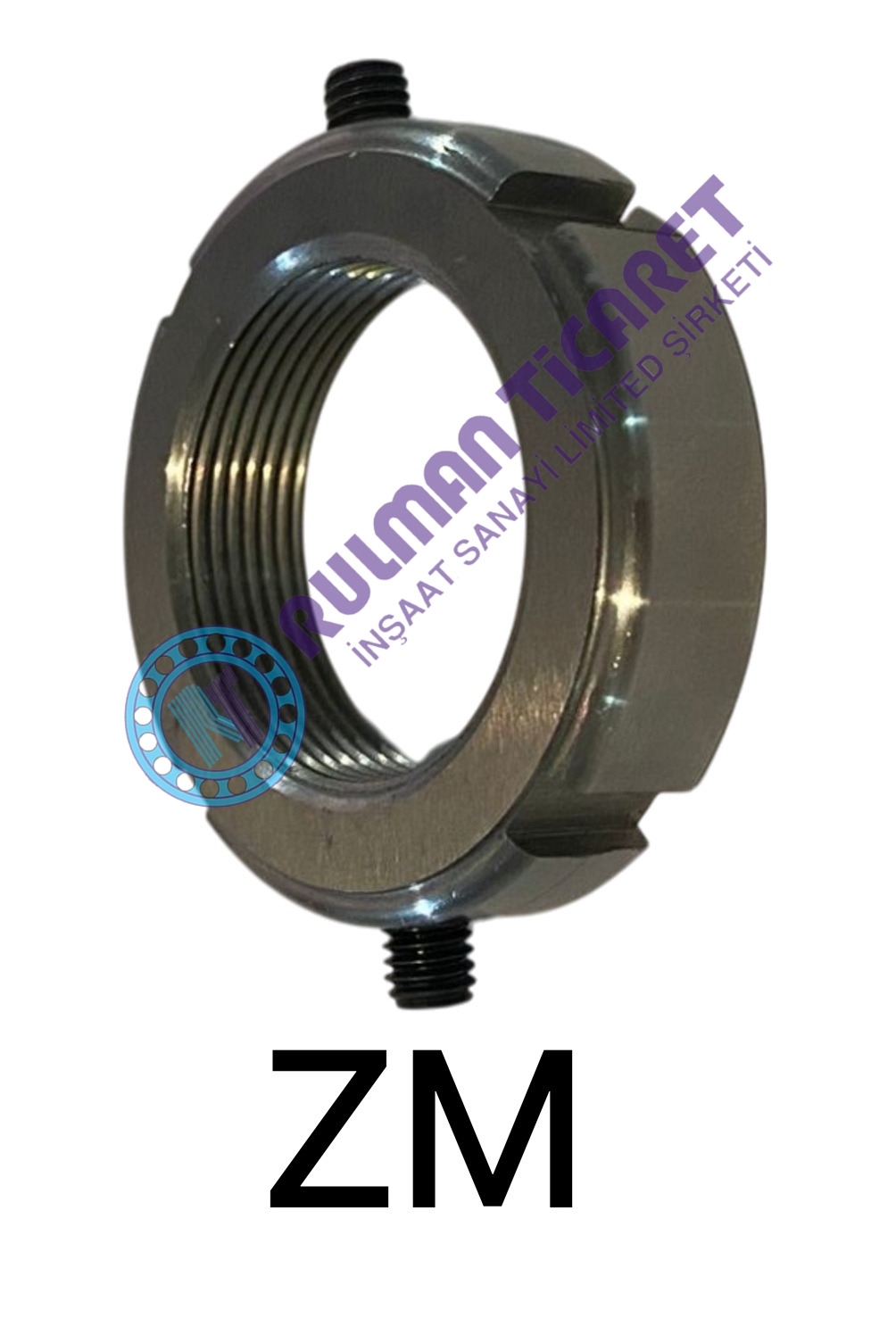 BMS%20ZM70%20Özel%20Hassas%20Kilitleme%20Somunu%20M70x2x92x18%20mm