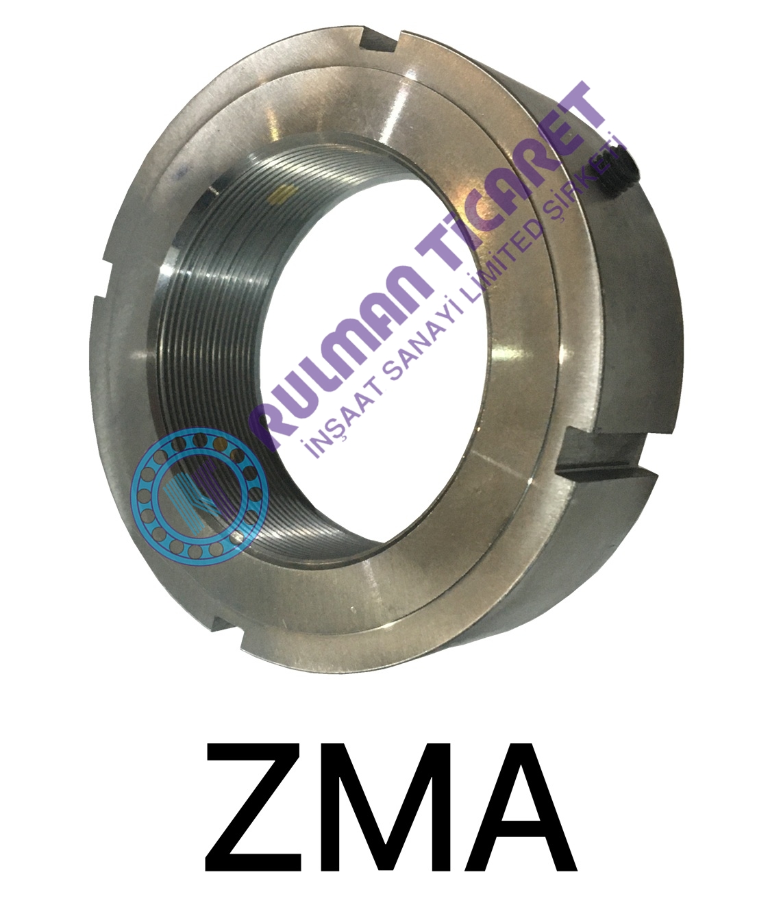 BMS%20ZMA35/70%20Özel%20Hassas%20Kilitleme%20Somunu%20M35x1,5x70x30%20mm