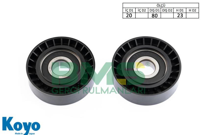 BMS 001 GERGİ RULMANI 20x80x23  TOFAS; SLX, FIAT; DUCATO 1.9TD, PUNTO 1.7 TD, TIPO 1.9 TD