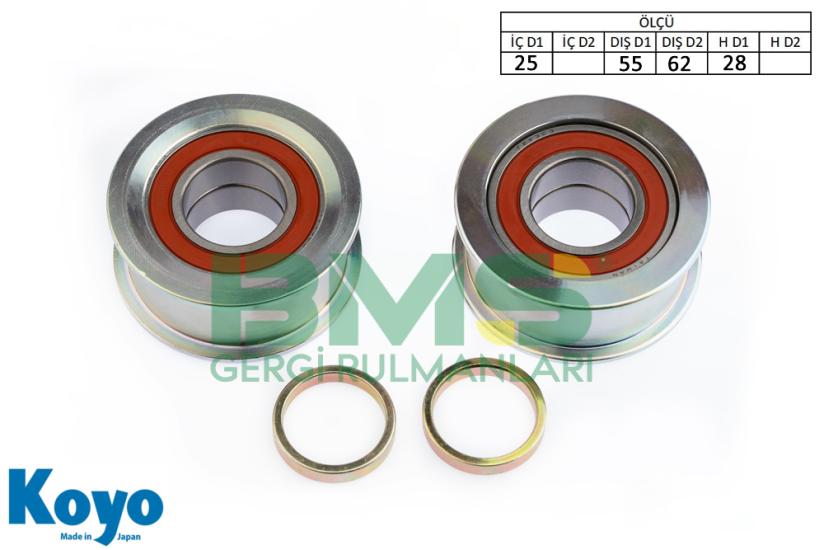 BMS 023 GERGİ RULMANI (25x55/62x28) LADA; SAMARA, NOVA (1100 - 1300 - 1500)