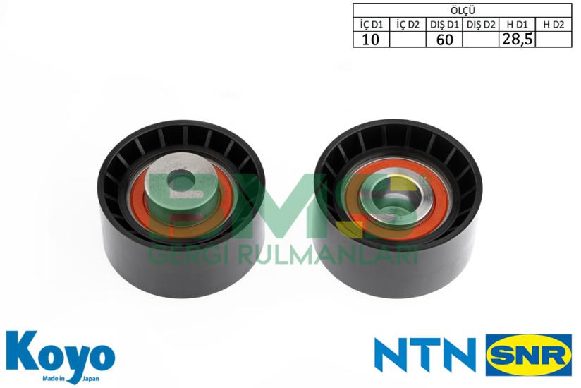 BMS 034 GERGİ RULMANI (10X60X28,5) FORD ESCORT V - VI - VII, FIESTA III, MONDEO I - II - III PORSCHE 911