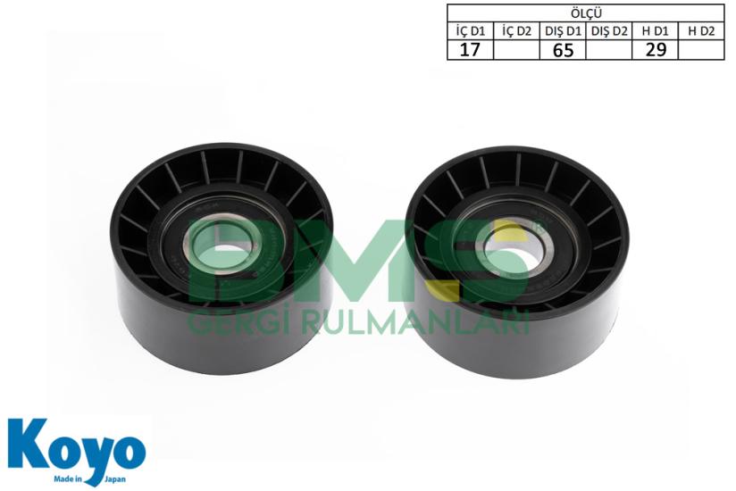 BMS 035 GERGİ RULMANI (17x65x29) FIAT; BRAVA-BRAVO-MAREA-COUPEDOBLO- PALIO-PUNTO-STILO, ALFA; 145-146-147-155-156-166- GTV-SPIDER LANCIA;DEBRA-DELTA-LYBRA