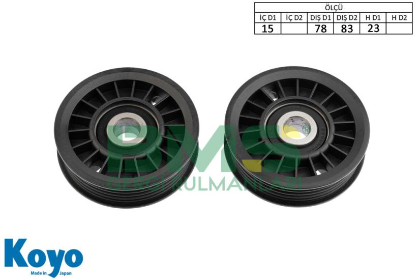 BMS 036 GERGİ RULMANI (15x78 / 83x23) AUDI; A4 1.9 TDI, A6 1.9 TDI / VW; PASSAT 1.9 TDI 9501