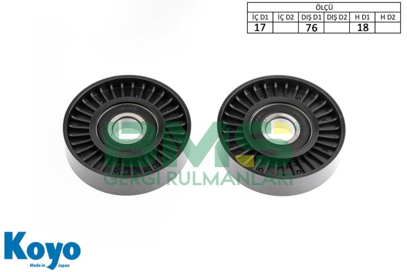BMS 049 GERGİ RULMANI (17x76x18) RENAULT; CLIO II - KANGOO