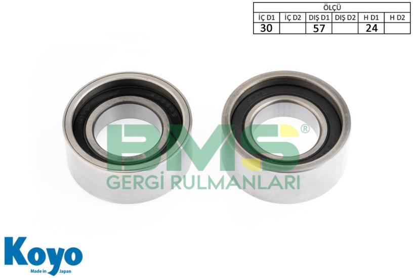 BMS 064 D GERGİ RULMANI (DEMİR - 30x57x24) CITROEN; AMI-AXEL-C25-CX-GSJUMPY FIAT; DUCATO-PALIO-PANDA-SIENATEMPRA- TIPO-UNO-DOBLO-FIORINOPUNTO- SCUDO-ALBEA LANCIA; DEBRA-DELTA-Y-Y10 PEUGEOT; J5-EXPERT