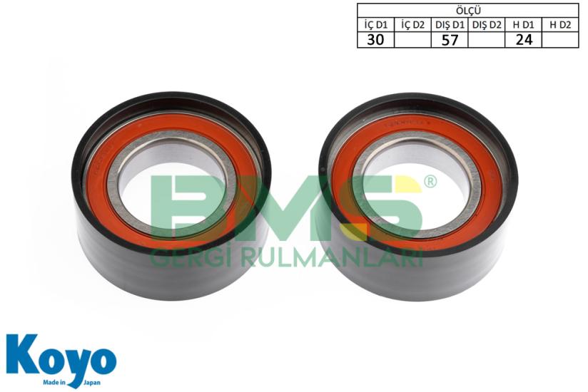 BMS 064 P GERGİ RULMANI (PLASTİK - 30x57x24) CITROEN; AMI-AXEL-C25-CX-GSJUMPY FIAT; DUCATO-PALIO-PANDA-SIENATEMPRA- TIPO-UNO-DOBLO-FIORINOPUNTO- SCUDO-ALBEA LANCIA; DEBRA-DELTA-Y-Y10 PEUGEOT; J5-EXPER