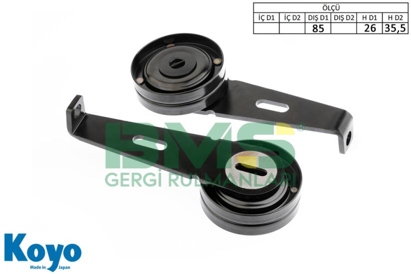 BMS 071 GERGİ RULMANI (85x26/35,5 AYAKLI) CITROEN; BERLINGO-EVASIONJUMPER- XANTIA-XSARA-ZX FIAT; DUCATO-SCUDO-ULYSSE PEUGEOT; 306-405-406-605-806- BOXER-EXPERT-PARTNER SUZUKI; SAMURAI-VITARA