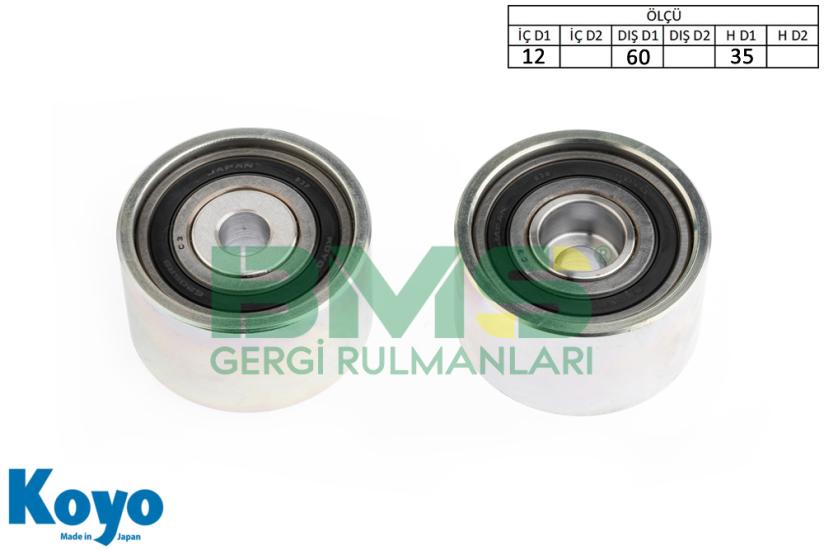 BMS 093 GERGİ RULMANI (12x60x35) ISUZU MIDI 94000, 98000 N 2.0 - 2.2D - 2.4D