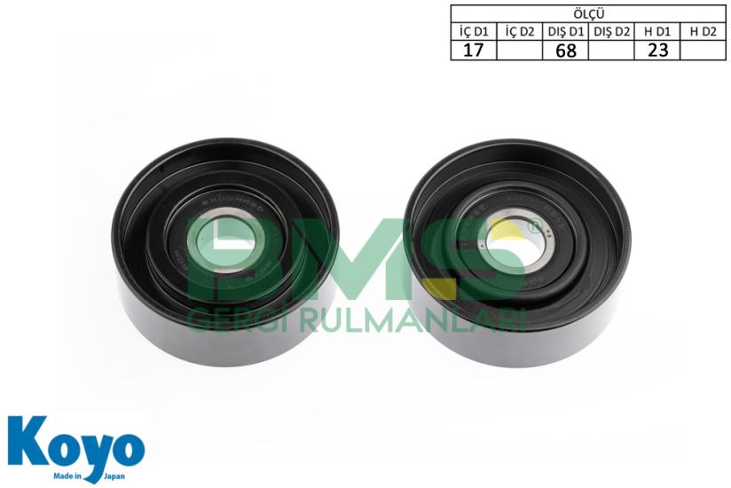BMS 098 GERGİ RULMANI (17x68x23) RENAULT; CLIO I 1.4, RAPID 1.4