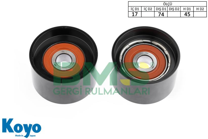 BMS 100 GERGİ RULMANI (17x74x45) MERCEDES; TRAVEGO