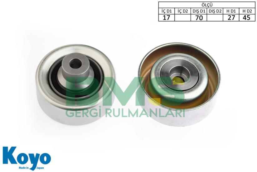 BMS 103 GERGİ RULMANI (10x70x27/40) CITROEN; C2 HDI, C3 HDI, C4 HDI PEUGEOT; 207 HDI, 207 CC HDI, 207 SW HDI, 307 HDI, 307 SW HDI, 1007 HDI
