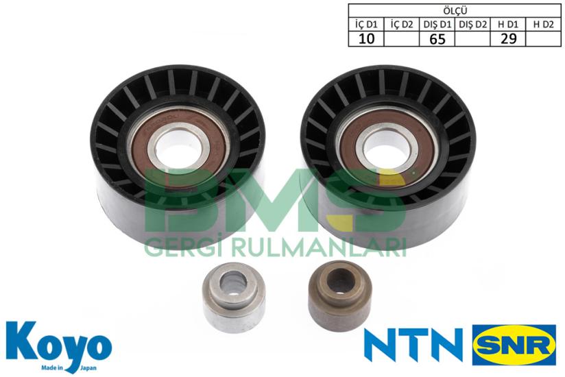 BMS 106 GERGİ RULMANI (10x65x29) CHEVROLET; AVEO, KALOS, LACETTI DAEWOO; LANOS, NUBIRA