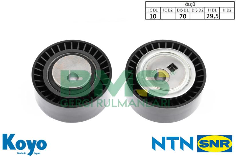 BMS 107 P GERGİ RULMANI (10x70x29,5) CITROEN;BERLINGO-C5-XANTIA-XSARA / FIAT;SCUDO-LANCIA-PHETRA-ZETA / PEUGEOT;206-306-304-406-605-607-806-807-EXPERT-PARTNER