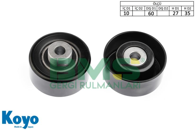 BMS 110 D GERGİ RULMANI (10x60x27/35-DEMİR) FORD; TOURNEO - TRANSIT CONNECT 1.8 DI-TDCI