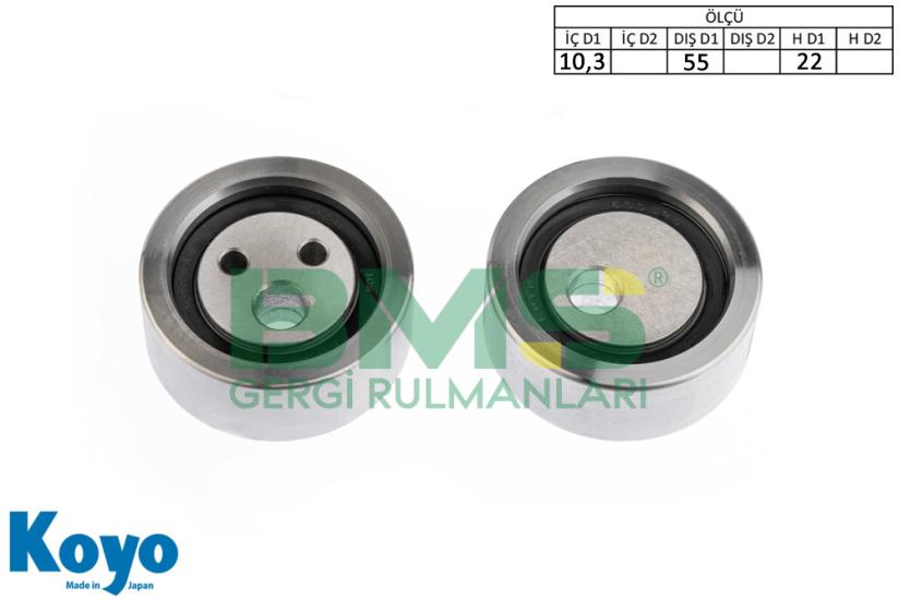 BMS 113 GERGİ RULMANI (10,5x55x22) DACIA; LOGAN, SANDERO, SOLENZA RENAULT; CLIO, KANGOO, MEGANE (1.4 - 1.6)