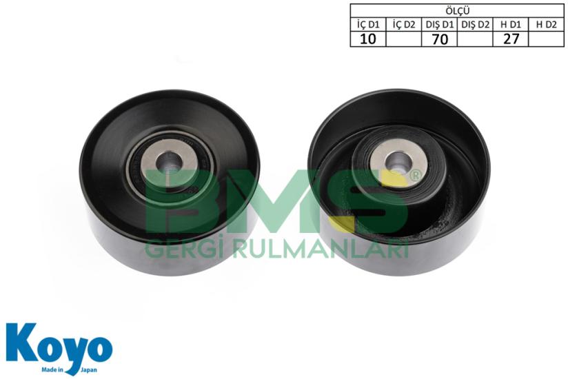 BMS 135 GERGİ RULMANI (10x70x27) CITROEN; XSARA (N1 - N2 - N0 - N68) (1.4 - 1.6) PEUGEOT; 206 (2A/C, T3E) (1.1 - 1.4 - 1.6)