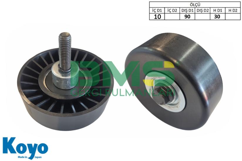 BMS 137 P GERGİ RULMANI (10x90x30) FORD; FIESTA IV - TRANSIT - FOCUS - TOURNEO (1.8 Dizel)