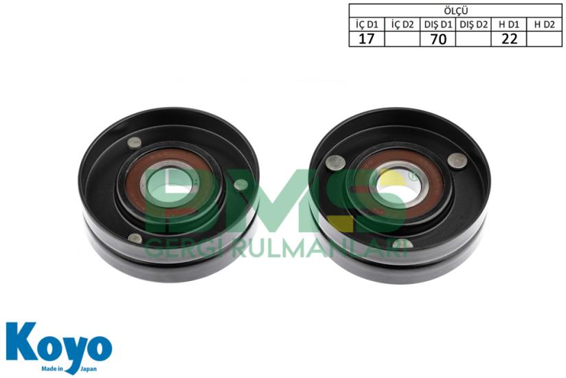 BMS 138 GERGİ RULMANI (17x70x22) ROVER; 800 2.5 TD CHRYSLER; VOYAGER I 2.5 TD