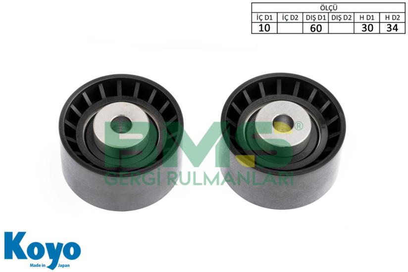 BMS 139 GERGİ RULMANI (10x60x30/34) FORD; ESCORT V-VI-VII, FIESTA III, MONDEO I-II (1.6 - 1.8 Benzinli - With Fuel) MERCEDES; SPRINTER 2004 313 CDI