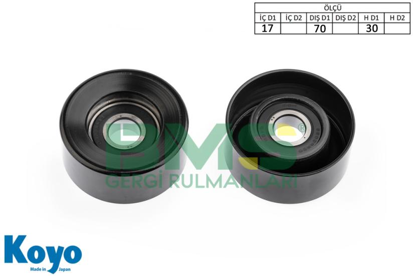 BMS 140 GERGİ RULMANI (17x70x30) HONDA; CIVIC VI-VII (1.6 - 1.8 Benzinli / With Fuel)
