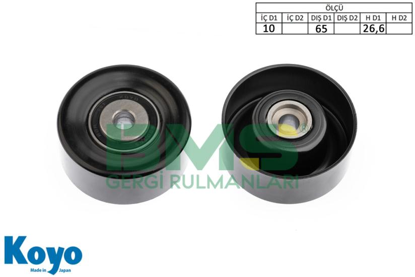 BMS 141 GERGİ RULMANI (10x65x26,6) PEUGEOT; 106 I-II, 205 I-II, 306, PARTNER CITROEN; BERLINGO, SAXO, XSARA