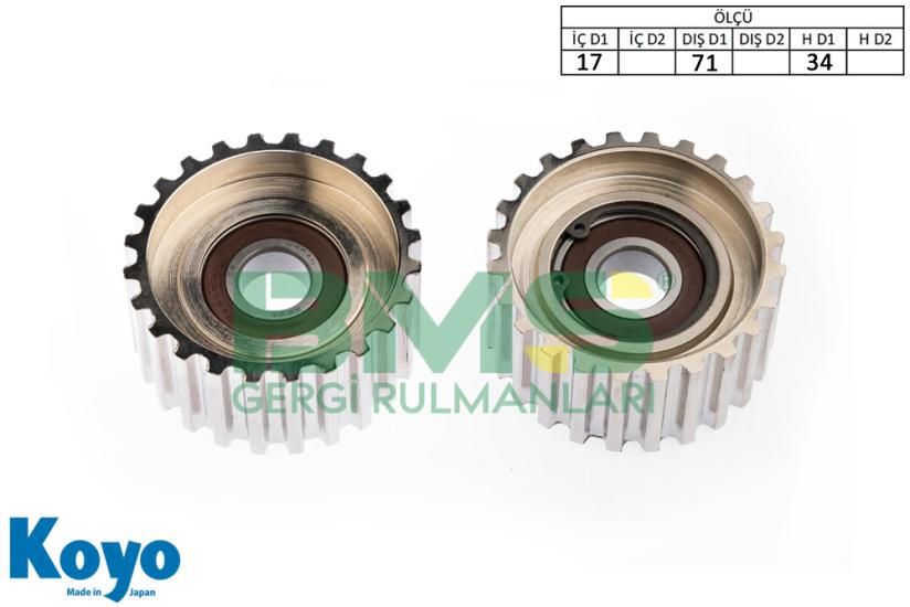 BMS 142 GERGİ RULMANI (17x71x34) FIAT; DUCATO 2.3 JTD
