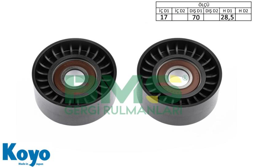 BMS 152 GERGİ RULMANI (17x70x28,5)  FIAT DUCATO 02-
MERCEDES-BENZ C-CLK-E-S-M-G-V-VITRO-SPRINTER 2-3-4-5  97-