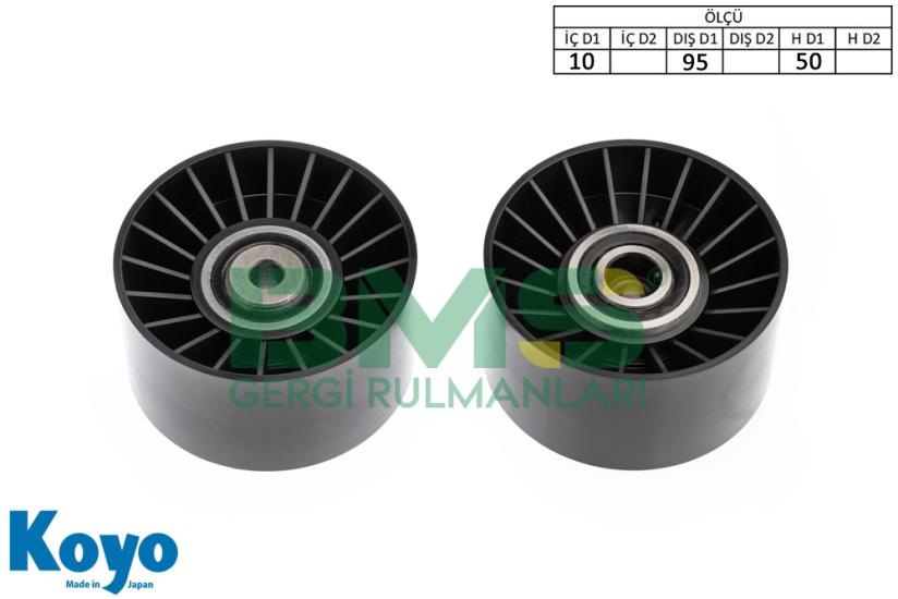 BMS 155 GERGİ RULMANI (10x95x50) MERCEDES; CITARO, TOURISMO, O 340, O 404