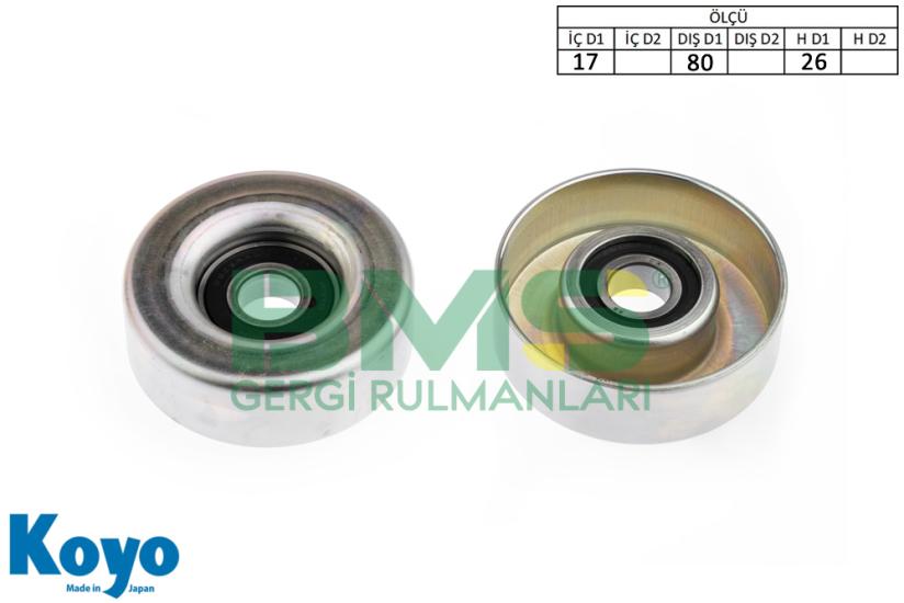 BMS 169 GERGİ RULMANI (17x80x26) HONDA CITY,CIVIC,JAZZ
