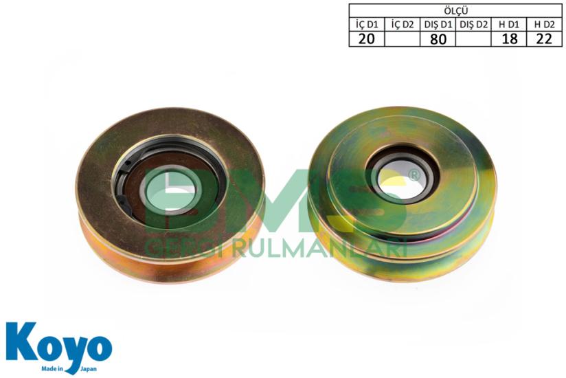 BMS 175 GERGİ RULMANI (20x80x18/22) KLIMA
