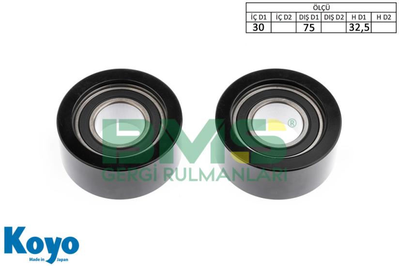 BMS 178 GERGİ RULMANI (30x75x32,5) MERCEDES; ATEGO, 1518, 2224, 2226, 1518, 1229, 1322, 1517, 1318, 918-9