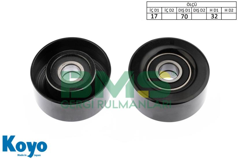 BMS 180 GERGİ RULMANI (17x70x32) TOYOTA AVENSIS, RAV4, HI-LUX III PICK-UP