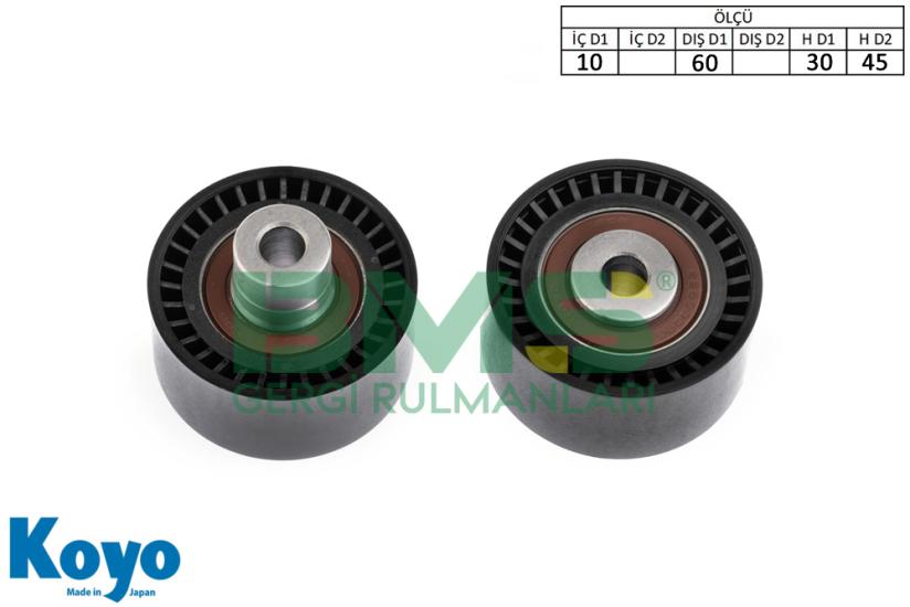 BMS 187 GERGİ RULMANI (10x60x30/45) FORD, CITROEN, PEUGEOT, VOLVO