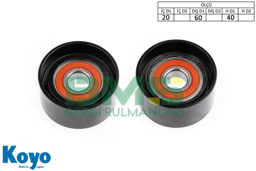 BMS 195 GERGİ RULMANI (20x60x40)