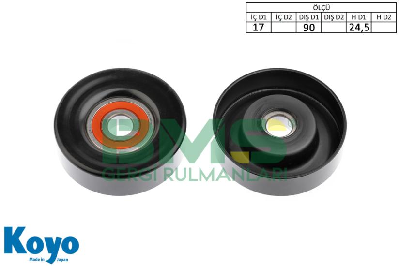 BMS 198 GERGİ RULMANI (17x90x24,5) AUDI; A4-A5-A6 1.8 TFSI-2.0 TFSI