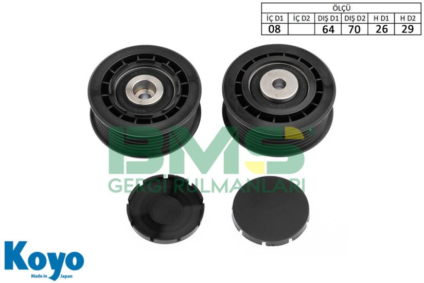 BMS 208 GERGİ RULMANI (08x64/70x26/29) MERCEDES