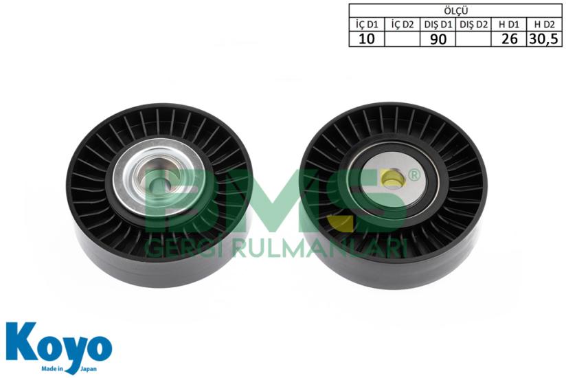 BMS 210 GERGİ RULMANI (10x90x26/30,5) VOLKSWAGEN; CRAFTER 2.5 TDI