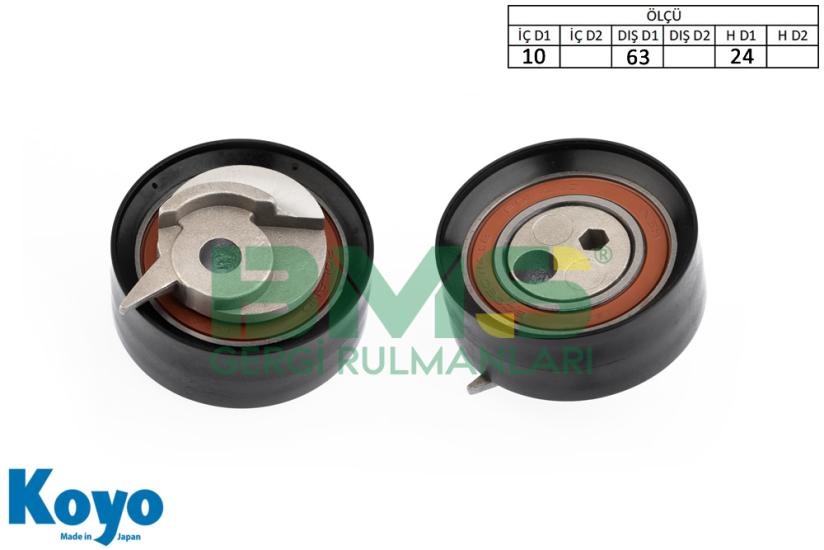 BMS 212 GERGİ RULMANI (10x63x24) VOLVO; 850, S 70, V70, S80 VW; T4 2.5 PUMP