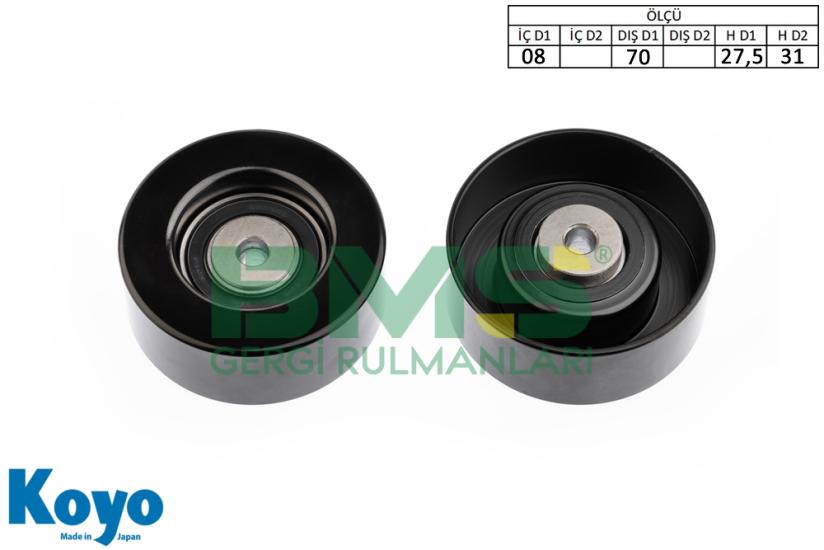 BMS 218 GERGİ RULMANI (08x70x27,5/31) SKODA; FELICIA, OCTAVIA VW; POLO, LUPO