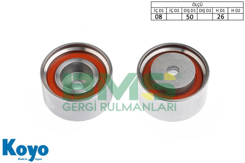 BMS 219 GERGİ RULMANI (08x50x26) RENAULT; MEGANE, LAGUNA, CLIO, SCENIC, SYMBOL VOLVO; S40, V40 MITSUBISHI; CARISMA