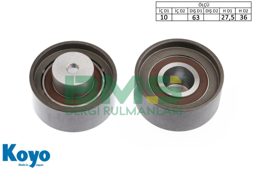 BMS 220 GERGİ RULMANI (10x63x27,5/36) VW; LT SERIES VOLVO; 960, 940